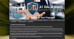 Desktop Screenshot of a1dialaguardsecurity.com.au